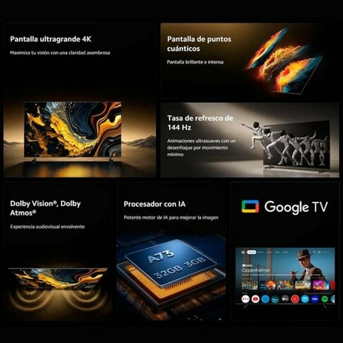 Chytrá televize Xiaomi ELA5692EU 4K Ultra HD 100" QLED